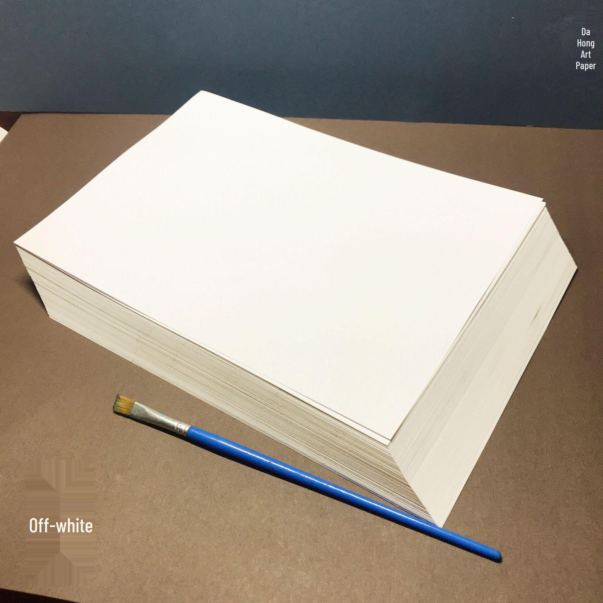 

Daolin Off-White A4 120g Printing Paper, 8K 180g Drawing Paper, and 150g Eye-Protective Hand-Painted Paper A6 (100 sheets)