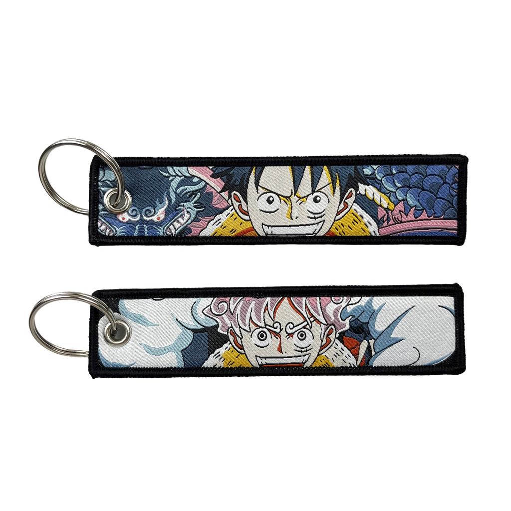 One Piece Adorable Keychain Anime Peripheral Dragon Ball Car Keychain Cartoon Naruto Male plus Female Birth Date Present Xmas