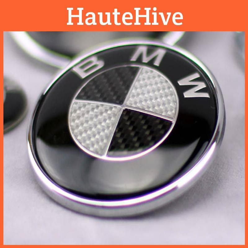 Ersatz Carbon Fiber Emblem Abzeichen 82mm Motorhaube Kofferraum Logo Für Die Meisten Modelle