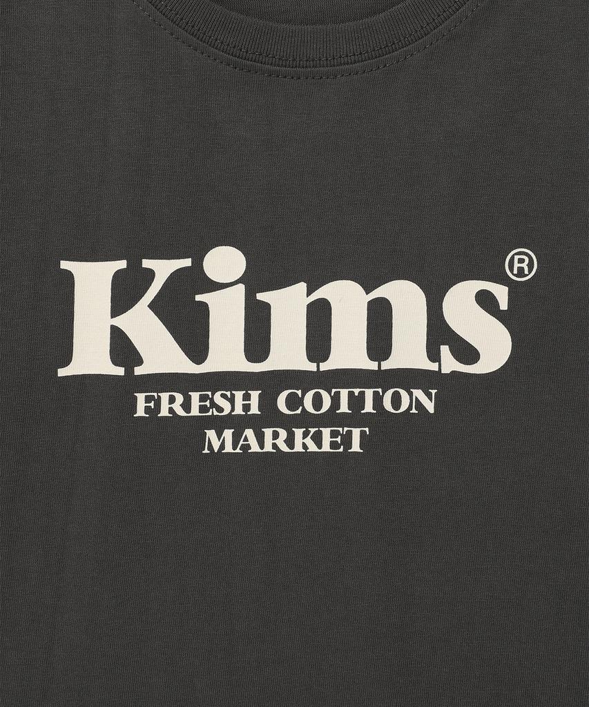 Kimseupeulesikoteunmakes (Unisex) Kims Bam Logo Tee Charcoal