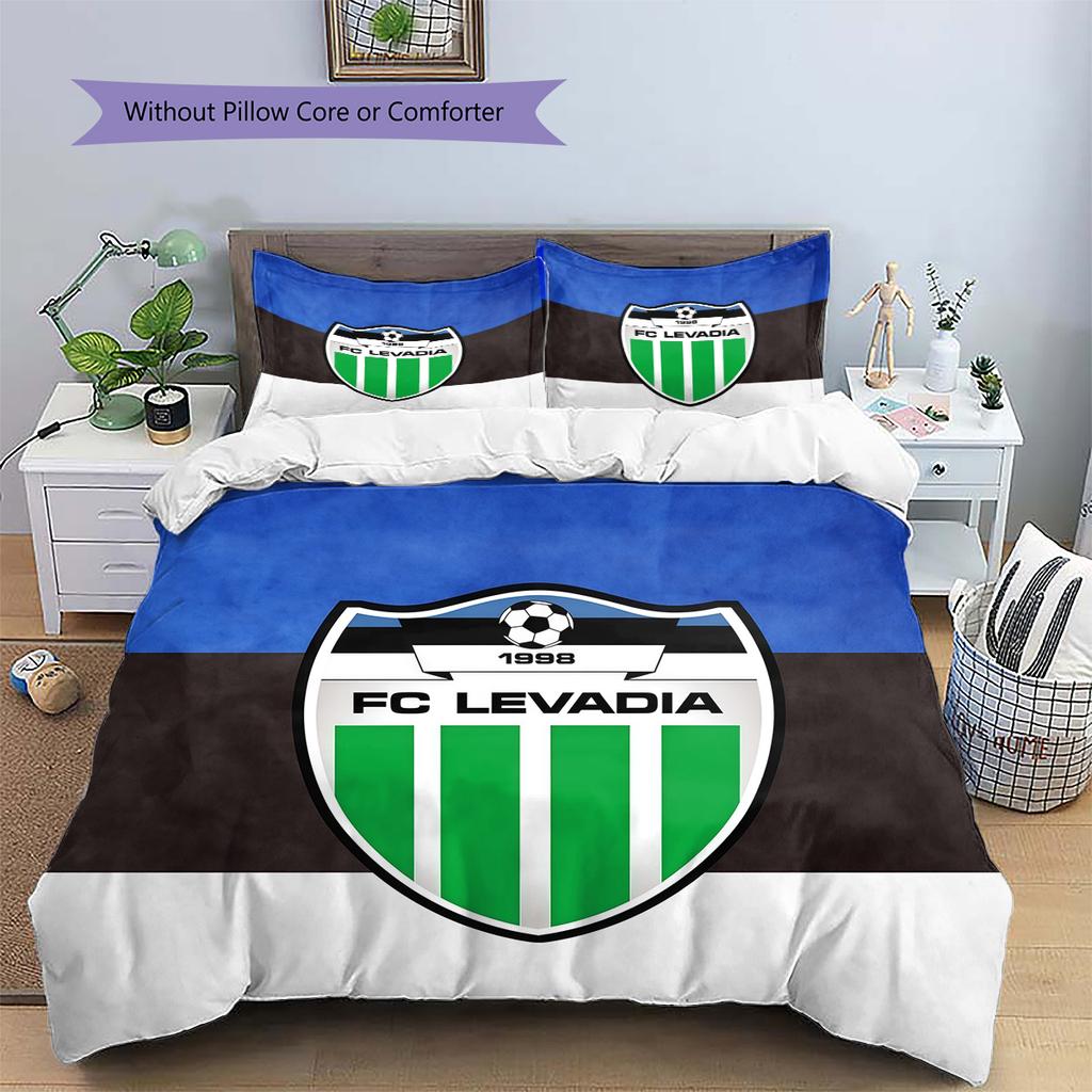 FCI Levadia Pattern Bedding Quilt Set Home Decoration Gift (1 * duvet cover + 2 * pillowcase without core).xwn