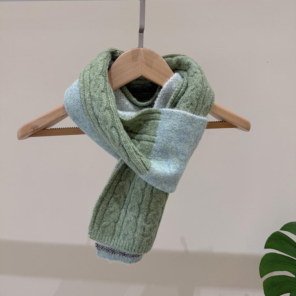 Lamb Baa New Cute Lamb Jacquard Knitted Scarf Female Autumn and Winter Students Warm and Cold Scarf
