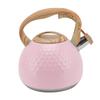 Tea Kettle 3L Teapot 304 Stainless Steel Household Whistling Tea Kettle Water Kettle Tea House Accessories Pink