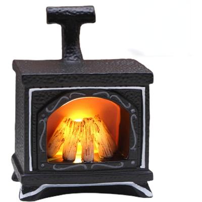 Bebek Evi için Mini Mobilya, Vintage Minyatür Şömineli Noel Dekorasyon Seti, Minyatür Duvar için 1/12 Mini Sahne Model Seti Aksesuarları
