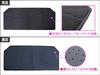 Compatible with floor 3rd 1 40-series Alphard/Vellfire mats, row, black, piece.