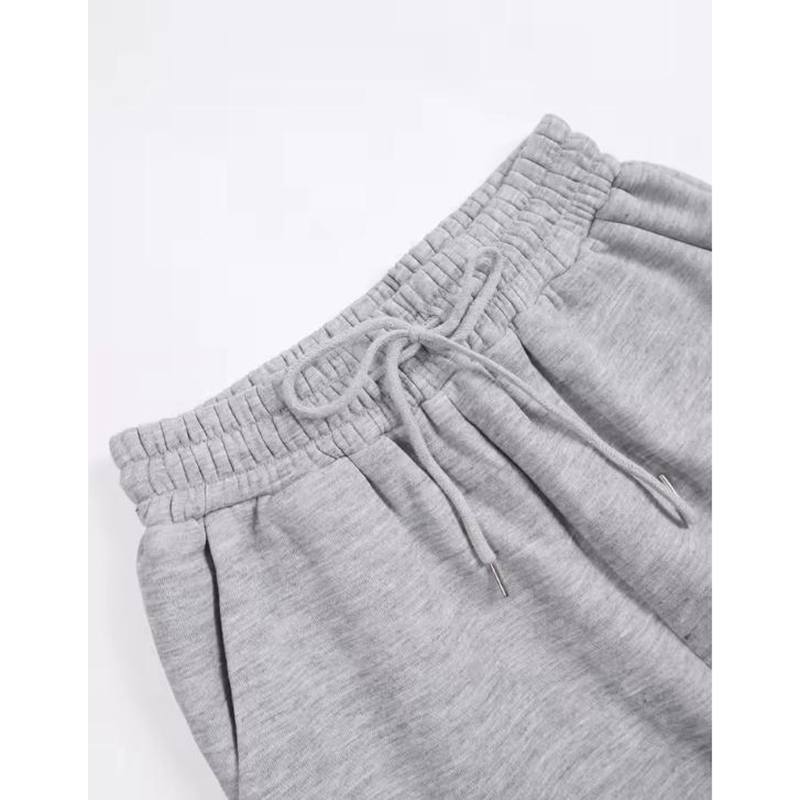 Damen Thermo-Hose Unifarben, Lässige Bequeme Hose mit Seitentaschen und Kordelzug für den Winter, Damen Hosen für Sport und Alltag