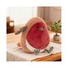16cm/6.3in Simpatico e Rotondo Peluche della Bambola Pettirosso. Simpatica Bambola Uccellino. Completamente imbottito, morbido e confortevole. Serie Guarigione. Compagno