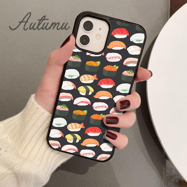 Japanese Cuisine Sushi Food Phone Case for iPhone 17 Air 15 16 16e 11 12 13 14 Pro Max Plus Coque Fundas Shell