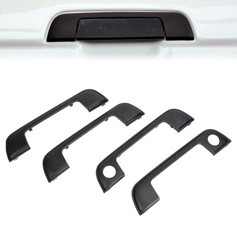 4pcs Auto Door Handle Kits Covers Replaces 51218122441 ABS Exterior Door Handle Covers Simple Installs for E36 E34 E32