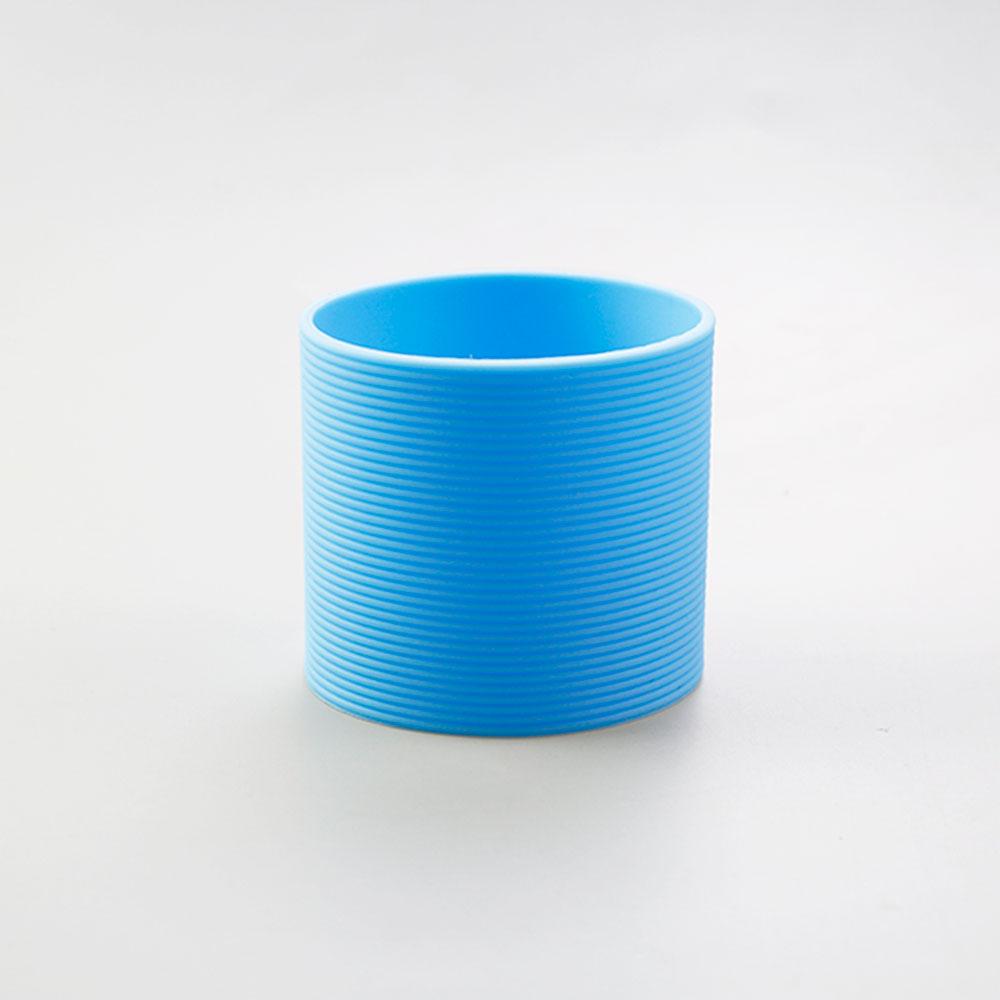SW 16 Colors 7.0CM Silicone Cup Cover Stripes Non-slip Heat  For Glass Cup Sleeve 70MM Insulated Water Bottle Cup Sleeve