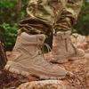 New Men Hunting Hiking Shoes Desert Waterproof Tactical Boots High Quality Ankle Unisex Lace Up Army Boot Brand Climbing Shoes