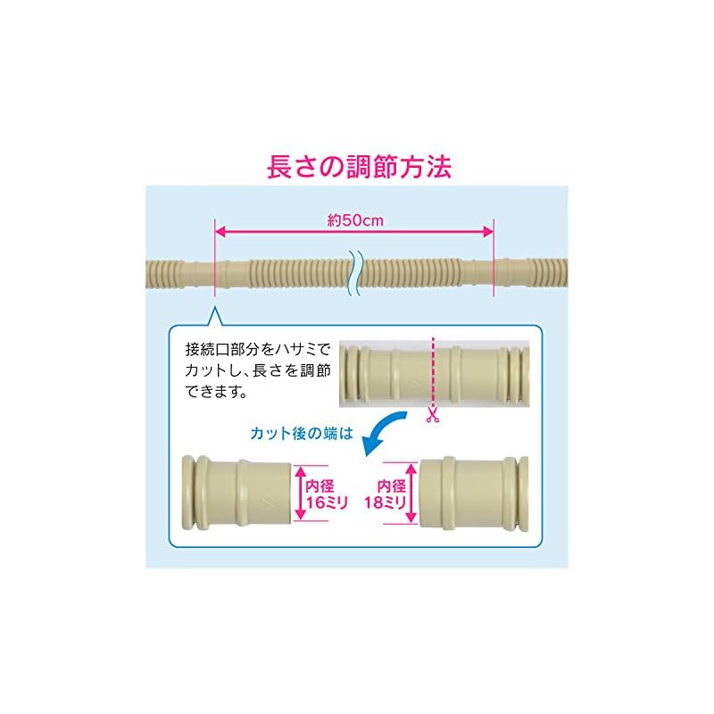 GAONA (GAONA) This is a Drain Hose for Air Conditioners, 4.0m (Adjustable Length, Replacement/Extension, Easy Installation) GA-KW013
