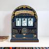 Book Read This Year Counter Track Up to 999 Book Wooden Annual Reading Goal Challenge Tracker with Number Signs Bookshelf Decoration Book Lovers Gift