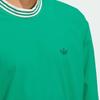 Adidas Originals Ss24 Rolling Links Series Logo Sport Stripe Long Sleeve Sweatshirt Men Sweatshirt Smoke-Green JE9340