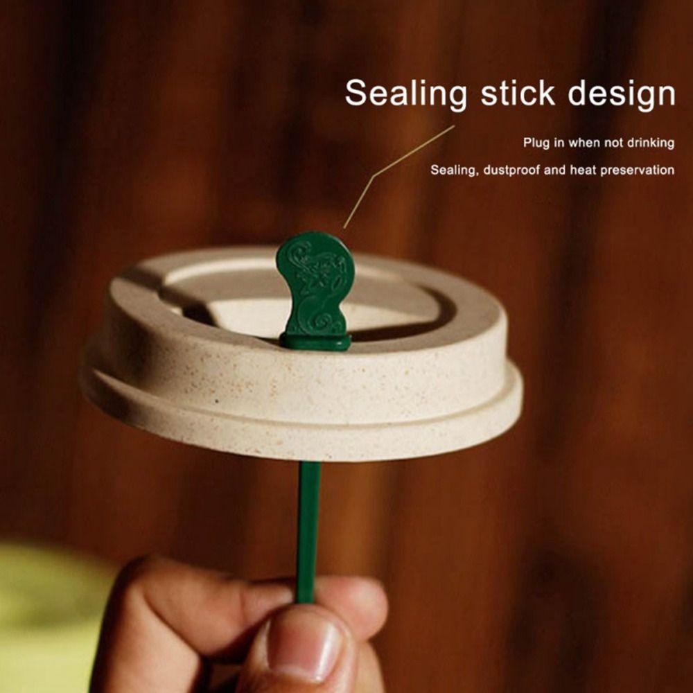 Picnic Camping Wheat Straw Portable Eco-friendly Creative Coffee Mug Tea Cup Drinkware Tumbler Cup