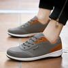 Four Seasons Men's Lace-Up Sneakers Korean Version Casual Shoes Trendy Shoes Fashion Board Shoes Outdoor Men's Shoes
