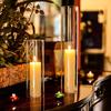 Reading Nook hurricane glass cup