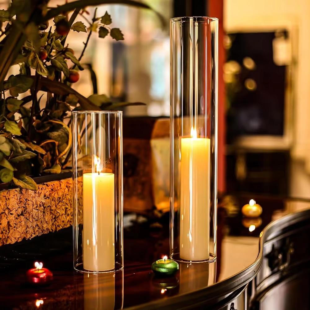 Reading Nook hurricane glass cup
