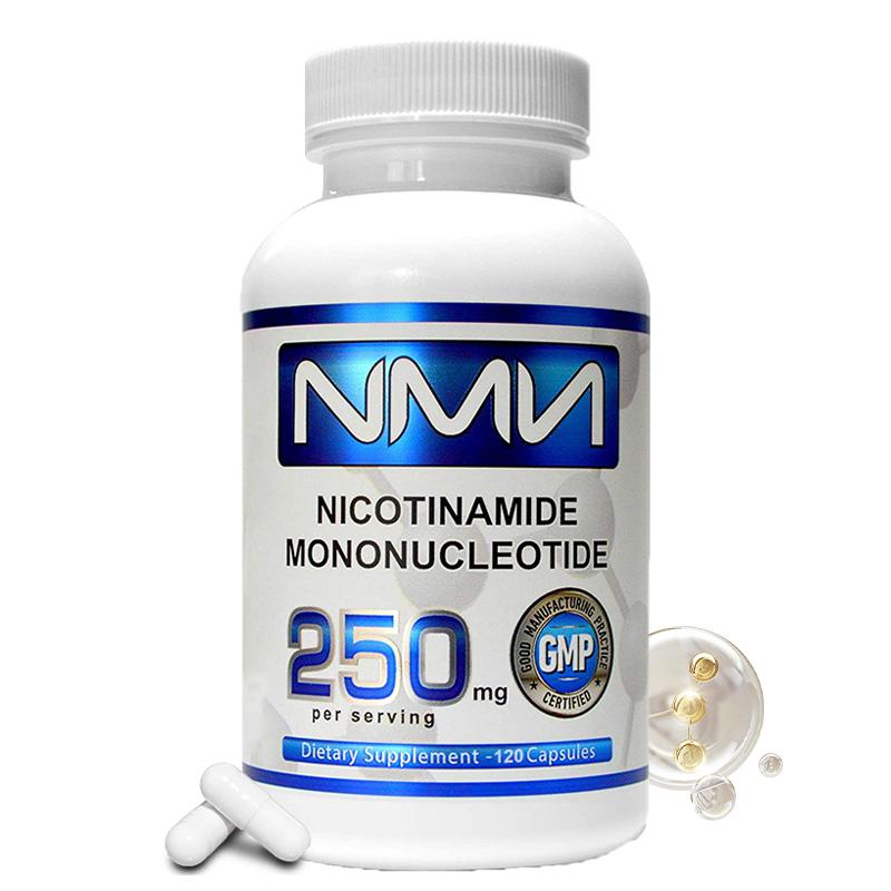 Bcuelov NMN Capsules, Nicotinamide Mononucleotide 250mg, for Daily Cellular Energy & Wellness, 120 Caps