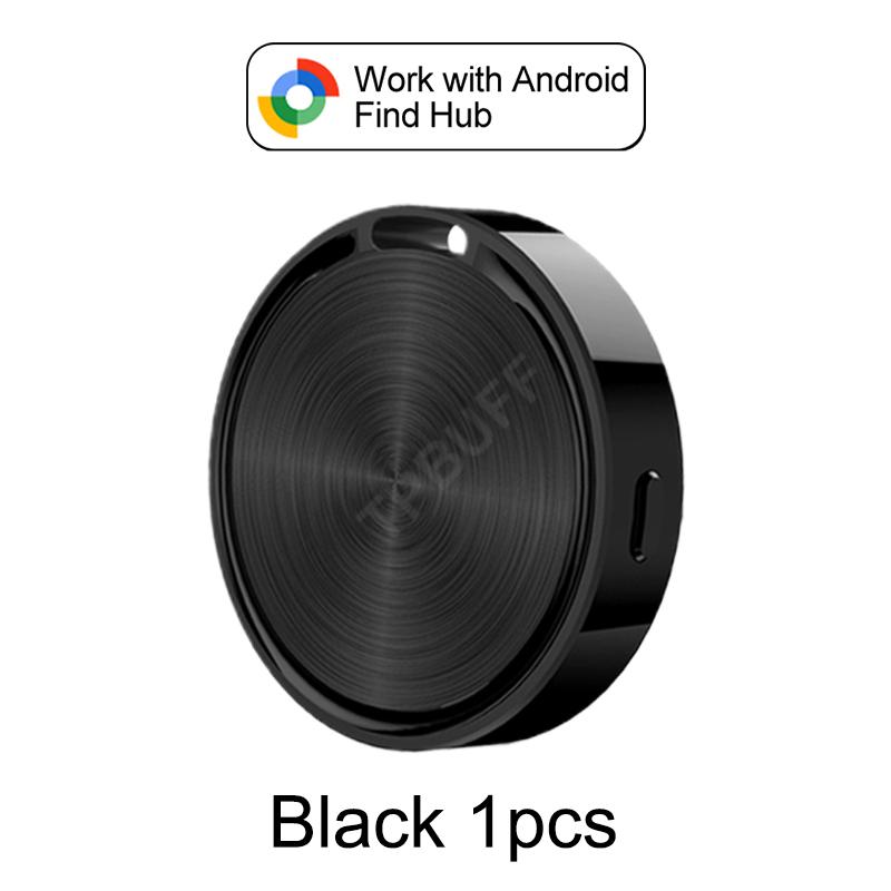 

Google Device Gps Tracking Airtag Android Anti-Lost Alarm Smart Activity Trackers Wearable Devices Cat Accessories For Pet Car Black-1PCS
