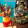 BHBL 48 Pcs Dried Flowers Dried BillyBalls Dried Craspedia Flowers Button Yellow Dried Flowers Fake Silk Dried Flower
