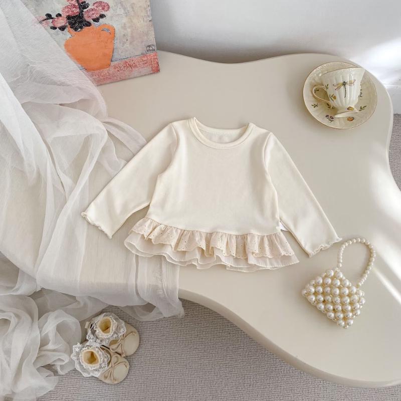 Baby Girl Long Sleeve Ruffle Top & Jeans Collection 73