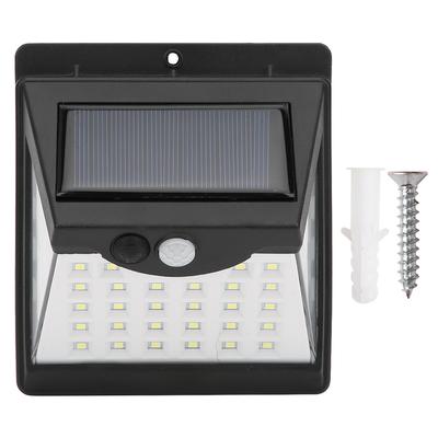Lampada da parete con sensore solare 40 LED per esterni, cortili, corridoi, vialetti, portici, giardino, sicurezza