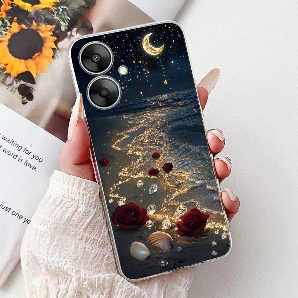 Clear Casing For Redmi 13C 13R 5G Cover For Redmi 13C 5G Case Luxury Butterfly Love Fashion Flowers Cool Cute Cartoon Painted