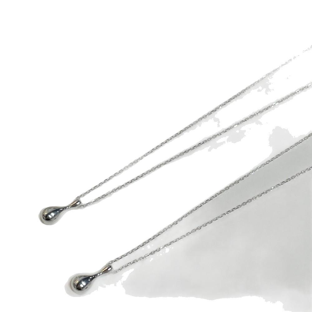 Su Chuang S925 Sterling Silver Water Drop Pendant Necklace for Girls - Niche Design, Korean Clavicle Chain, Cold Aesthetic.