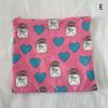Kawaii Makeup Bag  Cartoon Bear Pattern Cosmetic Pouch Toiletry Bag Large Capacity Portable Stationery Bag