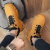 Men's High Quality Short Boots 2025 New Style Button Designer Men's Work Boots Outdoor Versatile Fashion Casual Platform Boots