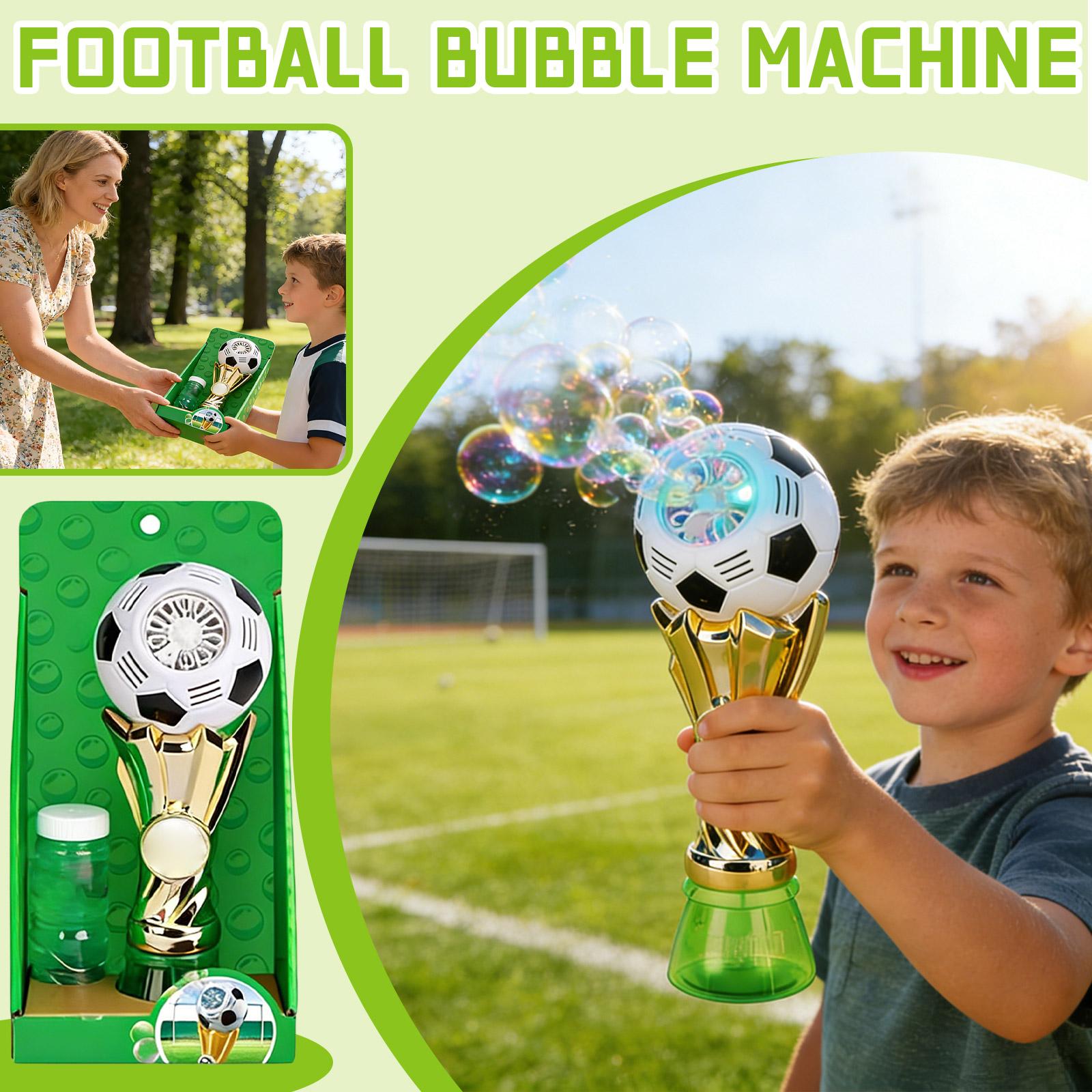 Football Trophy Electric Bubble Machine Toy 100ml One Size зелёный