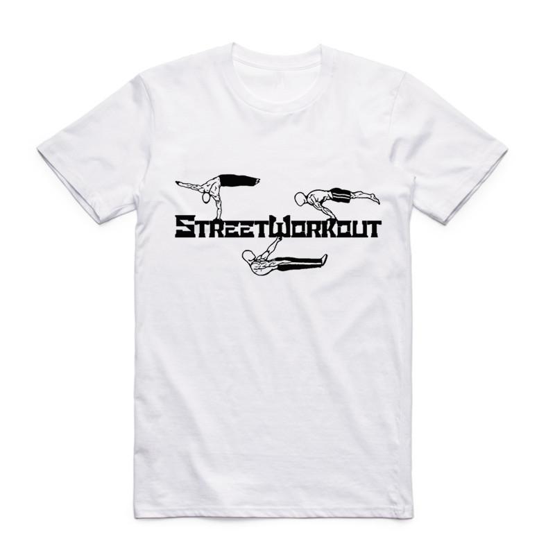 2019 Fashion Men Print Street Workout T-shirt O-Neck Short Sleeves Summer Breathable Fitness Bar Brothers Homme Top Tee T Shirt