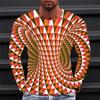 New Personalized Cartoon Rabbit Men's Long-sleeved Street Style Short-sleeved Quick-drying Fabric and Comfortable