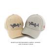 Men Hard Top Embroidered Baseball Cap Outdoor Sun Protection Sun Hat Spring Autumn Camouflage Cap