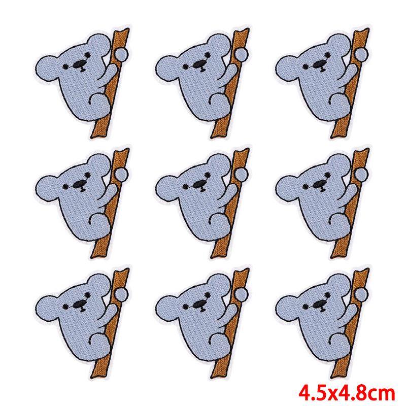 10 Pcs/lot Wholesale Embroidery Patch Iron On Patches For Clothing Patches On Clothes Jackets Decor Applique Sew Supplies