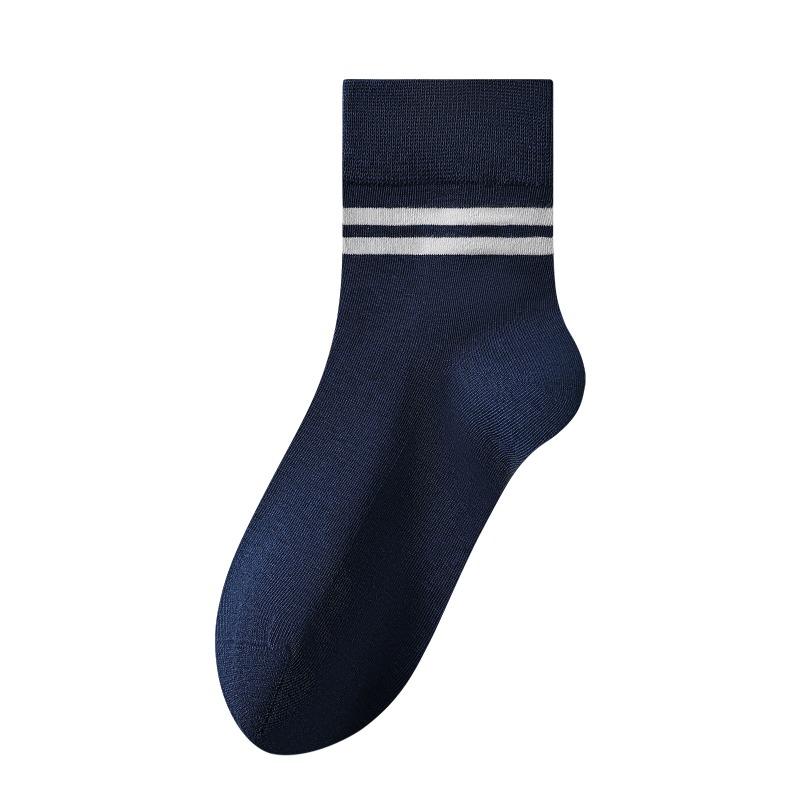 Men's Autumn and Winter Cotton Parallel Bars Anti Pilling Deodorizing Cotton Socks