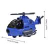 Open Cockpit Simulation Aircraft Toy Rotatable Propeller Inertial Fighter Toy  Christmas Gift
