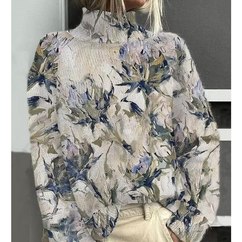 XS-6XL A Variety of Optional 2025 Latest Christmas Abstract Print Casual Outerwear Sweater