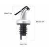 2/3/5pcs Silver Household Kitchen Seasoning Bottles Soy Sauce Vinegar Bottles Mouth Stoppers No Oil Leakage No Oil Hanging Tools
