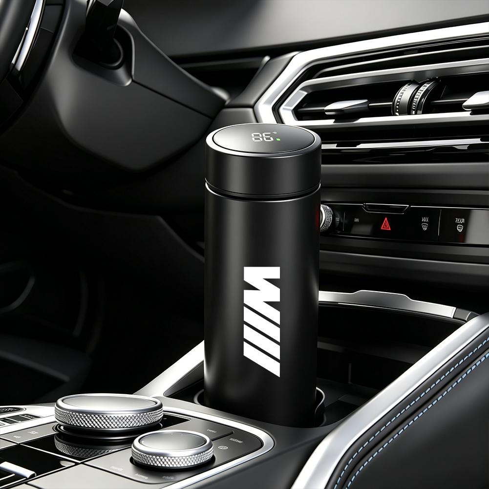 304 Stainless Steel Insulated Car Cup 500ml Leakproof Auto Thermal Water Bottle Accessories For BMW G80 G06 G07 G42 G14 G15 G16