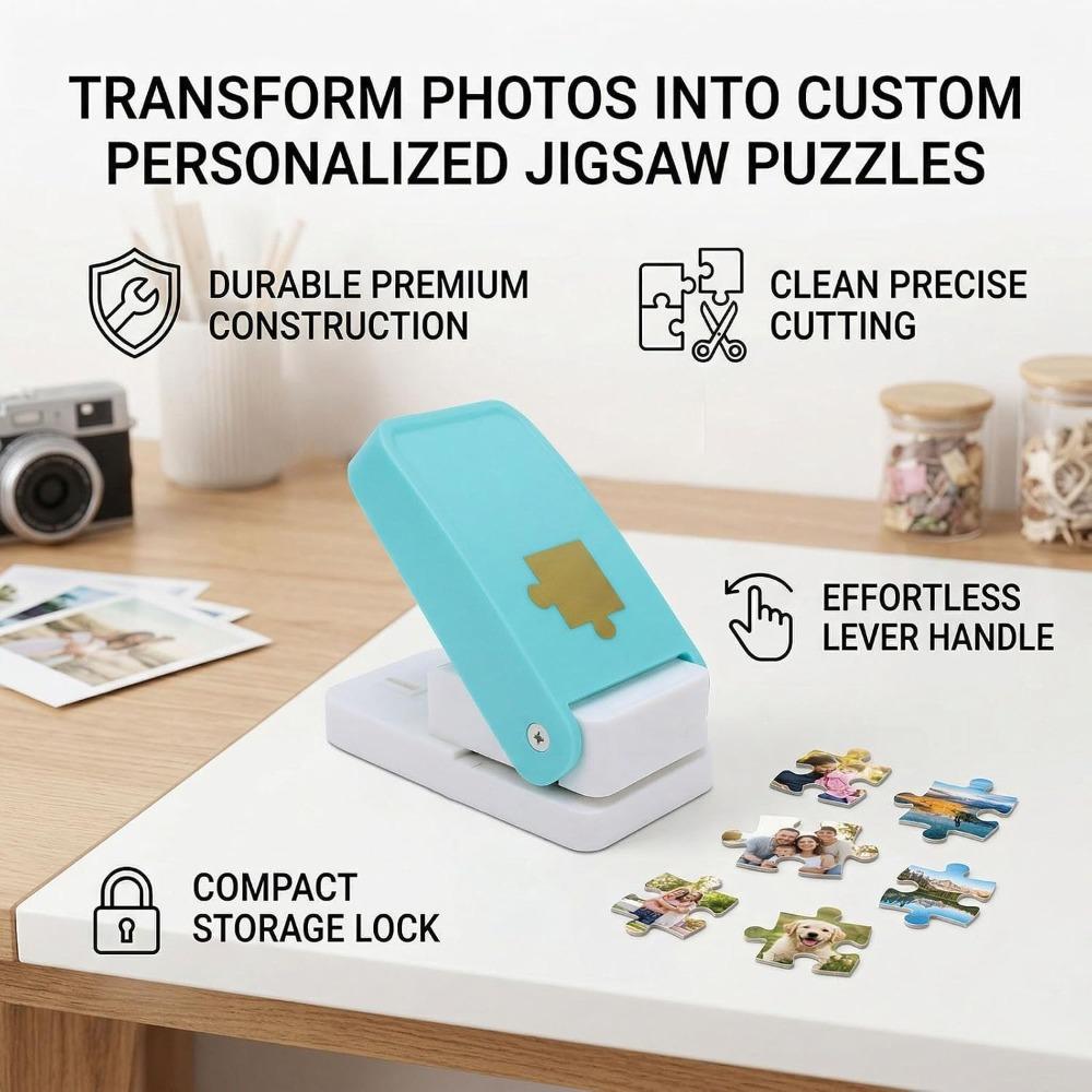 1 Inch Jigsaw Puzzle Punch Hand Punch Custom Photo Puzzle Tool DIY Puzzle Punch Handmade Craft