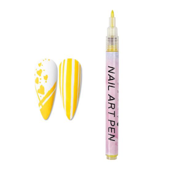 12 Colors Nail Art Pen Set Gel Painting Liner Pen Waterproof Quick Dry DIY Nail Marker Graffiti Dot Gel Pencil for Home Salon