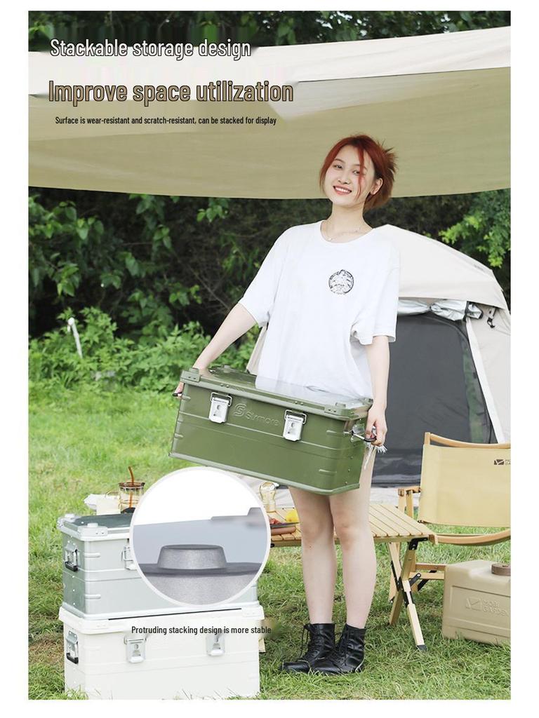 Multifunctional Aluminum Camping and Car Storage Box