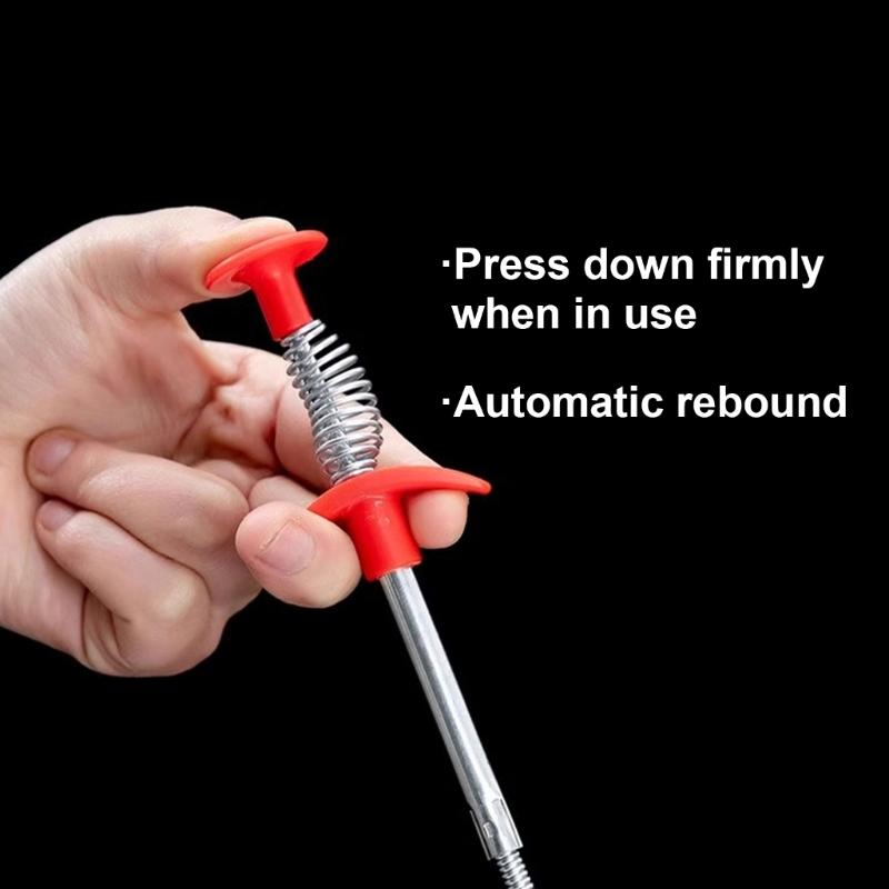 Easy To Use Drain Cleaner Reacher  Hair Drain Clog Remover Drain Hair Remover Tool Keep Pipes Cleaning and Hygienic