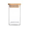 Square Moisture-Proof Glass Jar with Lid for Tea and Spices - New Style Storage Solution