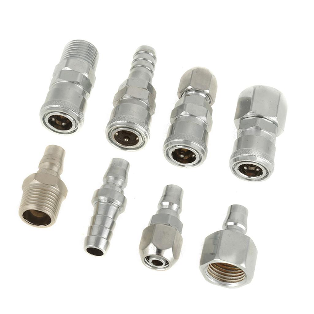 8 bucăți BSP 12 "furtun pneumatic compresor de aer cuplare rapidă set conector priză