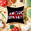 Cushion Cover Plush Fabric Soft DoubleSided Printed Sofa Warm Winter Home Gift Pillow Cover AArctic MMusic Monkeys