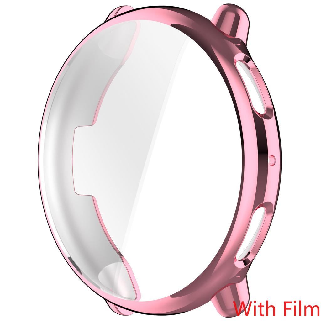 Hartschalen-Glas-Displayschutzfolie Vollrahmen-Hülle Für Amazfit Active 2 Smartwatch Schutzhülle Active2 Zubehör