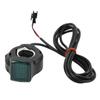 Electric Bicycle Thumb Throttle Speed Governing Controller Finger Throttle Accelerator with Red Display